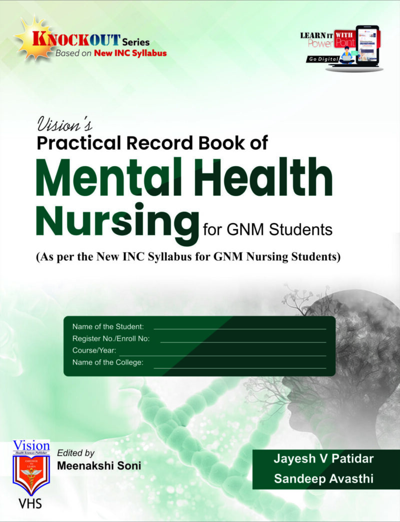 Practical Record Book of Mental health Nursing for Gnm nursing