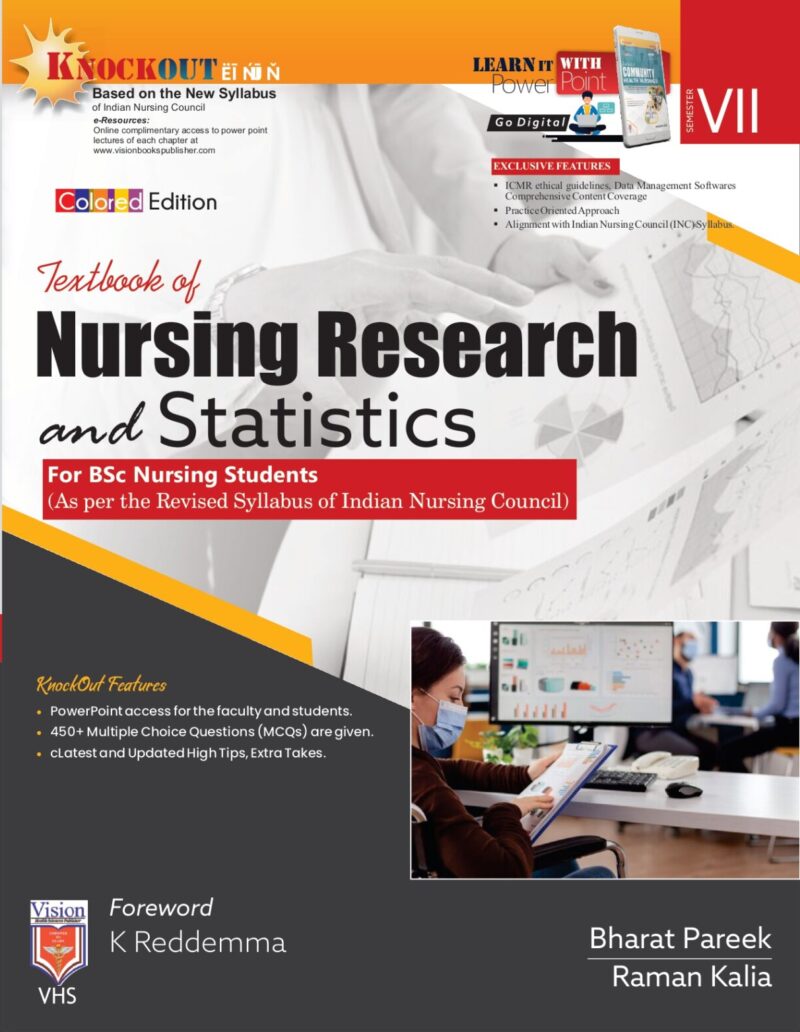 TEXTBOOK OF NURSING RESEARCH & STATISTICS FOR BSC NURSING STUDENTS)